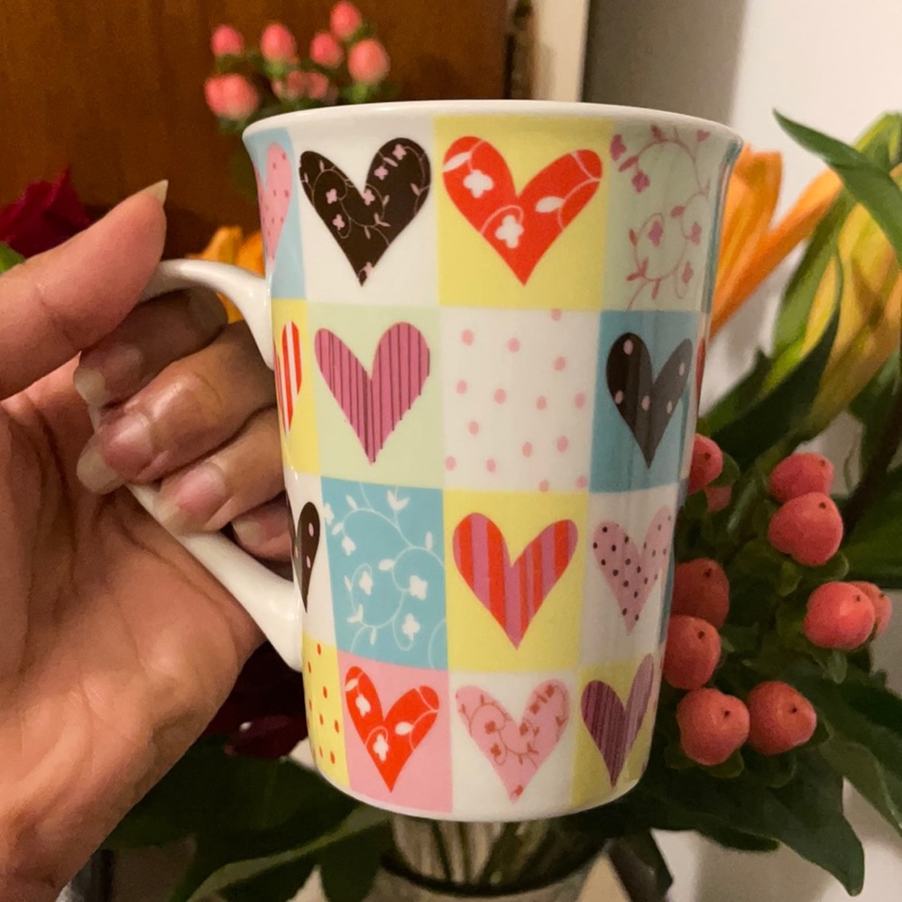 Heart coffee mug